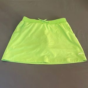 Slazenger Lime Green Golf Skirt